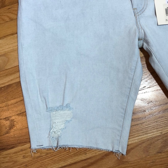 NWT Levi’s 511 Slim Sz 38 Cut-Off Denim Shorts - Picture 8 of 14